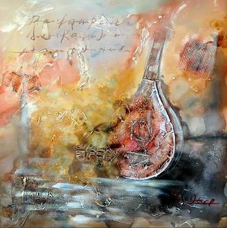 Musical Instrument oil painting